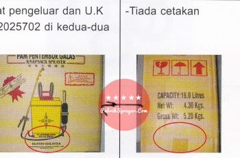 Sprayer PB16-box asli