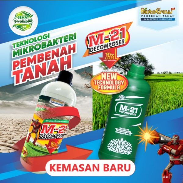 Dekomposer BiotoGrow pembenah Tanah