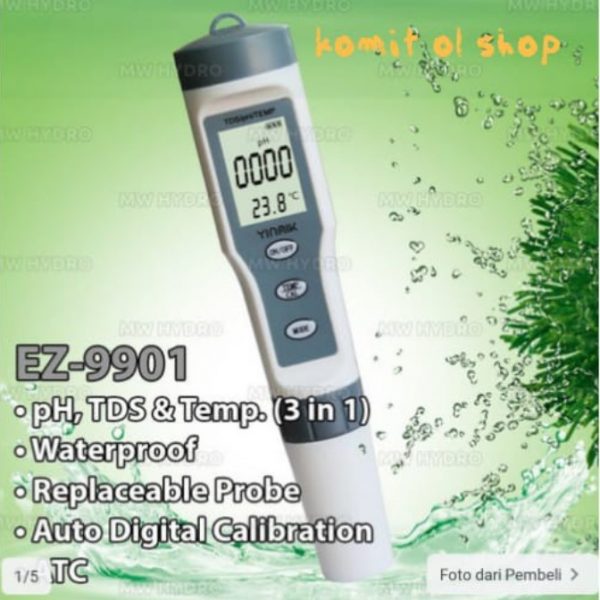 pH Meter Water Proff EZ 9901