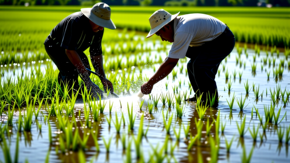 Agar buah padi berisi penuh dan tidak hampa